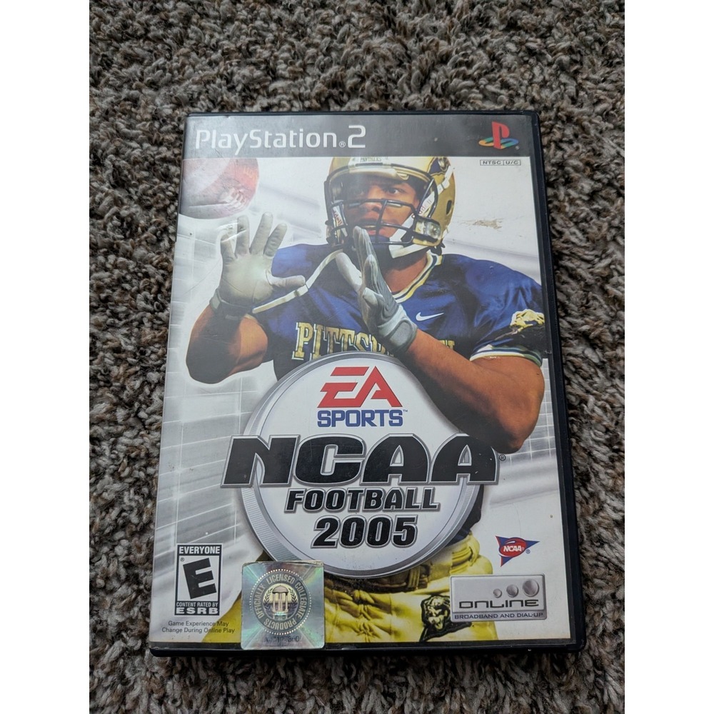 NCAA Football 2005 (Sony PlayStation 2/PS2, 2004) Video Game